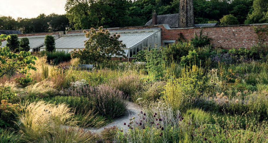 Image Tom Stuart-Smith OBE FSGLD's masterplan for RHS Bridgewater, including the Walled Garden