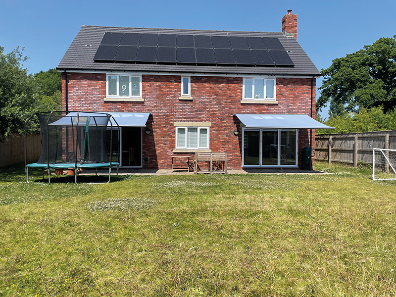 Rose’s design to replace the lawn which is laid over builders’ rubble and compacted clay-rich soil, includes a stream and pond that will act as a sump, to help drain the patio, which often floods during heavy rains.