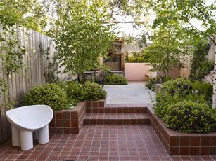 One of our very first gardens with Miria Harris in east London