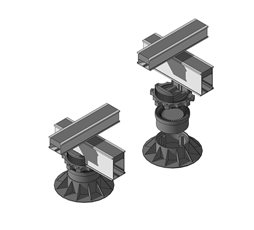 Adjustable pedestal for deck joists
A detailed model of an adjustable and self levelling pedestal, suitable for timber, Alumin and recycled joists
3D model available 
Visit www.paulhensey.com for details on how to access models