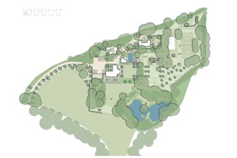 Ashdown forest garden masterplan.