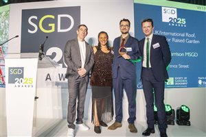 SGD Awards 2025 - Adolfo Harrison MSGD - UK/International Roof, Podium, or Raised Garden Winner – Sponsor Deepdale Trees
