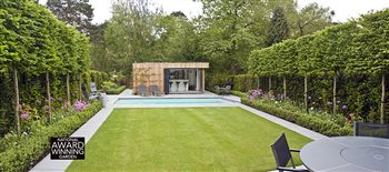 Elegant design with instant-impact planting for privacy and screening.
With far-reaching views out over the Dorset coastline, this project demanded an elegant and stylish design solution that was in harmony with the top-quality build of the house.