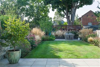 Central Cambridge Family Garden

Porcelain Terraces, Lawn, Corten steel screen and bespoke play area.