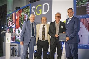 SGD Awards 2022 - Gavin McWilliam MSGD and Andrew Wilson FSGD - Hardscape Design Winner