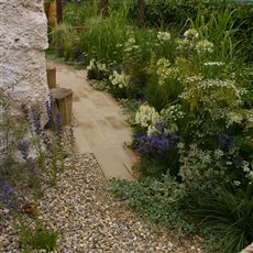 Planting to evoke images of the sea.