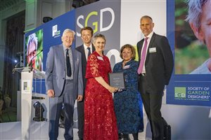 SGD Awards 2022 - Sarah Eberle FSGD - The Lifetime Achievement Award Winner - Sponsor Alitex