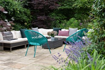 Relaxed Seating area, surrounded by planting