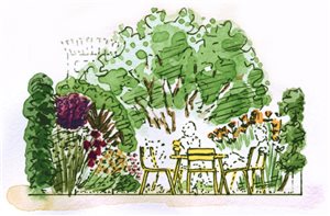 Sally Williams - Ingrid's garden - Capel Manor College