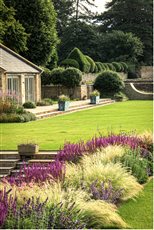 Barn conversion, Cold Ashton
- View of croquet lawn