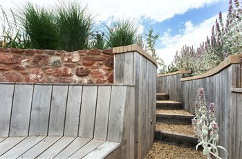 Bespoke sunken seating area, Image courtesy of Maisie Hill