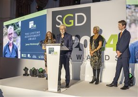 SGD Awards 2024 - James Hitchmough - Lifetime Achievement Award - Sponsor Alitex