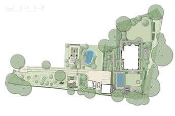 Sussex village Landscape plan.