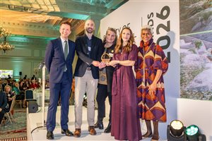 SGLD Awards 2026 Virtual Landscape Design winner Holly Birtles with sponsor The Landscape Institute
