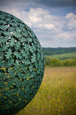 Bronze Oak Leaf Sculpture
