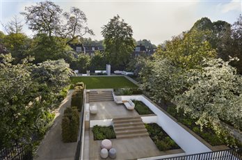 Listed Villa Garden, Holland Park London