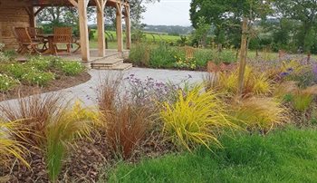 Country garden, Ayrshire, Scotland