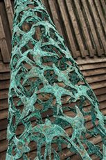 Bronze Verdigris Swift Seed Sculpture