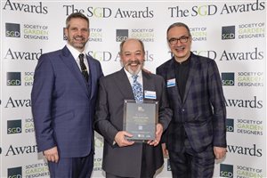 SGD Awards 2020 Winner – Paper Landscapes - Andrew Wilson FSGD, Gavin McWilliam MSGD, & John Davies - Changping Penglai Hot Spring – Sponsor Adrian Gray Stonebalancing Sculptures