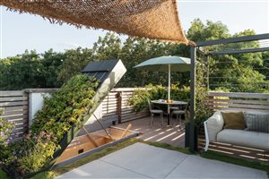 Maïtanne Hunt MSGLD - Chelsea Roof Garden. Photograph © Julie Skelton