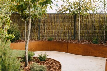 Raised Garden Beds - 560mm Flex in weathered steel