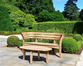 Gaze Burvill Court Seat and Low Oval Table