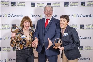 SGD Awards 2025 - Lucy Conochie & Jane Heather - Big Ideas, Small Budget Winner – Sponsor CED Stone Group