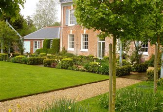 Formal country garden, Devon