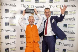 SGD Awards 2022 - Harry Holding - Fresh Designer Landscapes & Gardens Winner - Sponsor  SGD Affiliated Business Partner, Boughton Loam