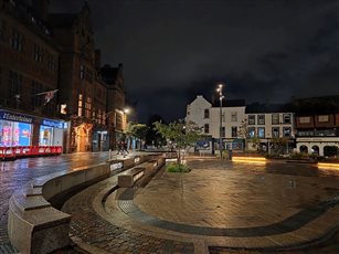 Carlisle Greenmarket lighting