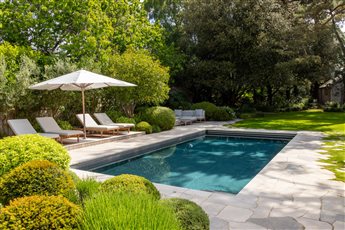 Dorset Contemporary Garden with pool