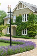 Edwardian House Cambridge

Limestone paving, Belgian bricks, formal trees and informal planting.