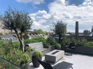 Battersea roof terrace. 