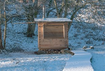 Sauna window screen