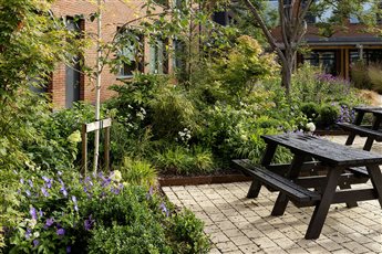 Merstham Park School courtyard