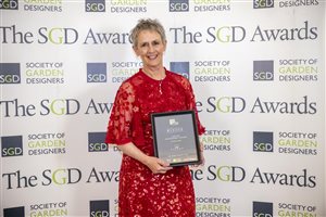 SGD Awards 2022 - Sarah Eberle FSGD - The Lifetime Achievement Award Winner - Sponsor Alitex