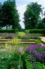 Garden of rooms, Norfolk
- View across sunken pond