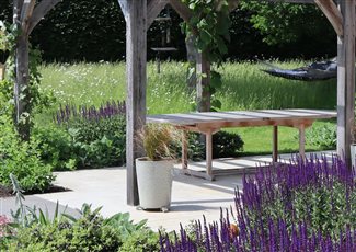 Space to entertain and relax in a New Forest Garden