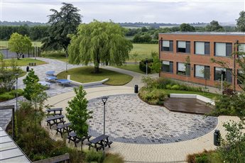 Merstham Park School courtyard