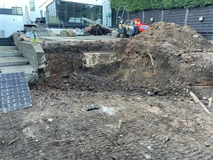 4.  Another challenge. Discovered an air raid shelter.