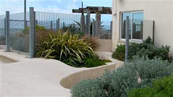 Beach garden in East Sussex
