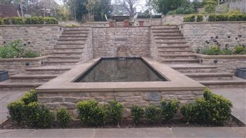 Formal garden with Pool