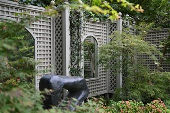 Bespoke mirrored trellis for Cally Baxter