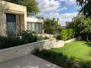 Privacy front garden for a contemporary bungalow 