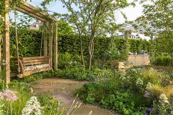 Gold Medal Winning Sanctuary Garden Chelsea Flower Show 2023 - The London Square Community Garden