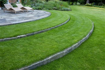 Garden for a large new house in Surrey