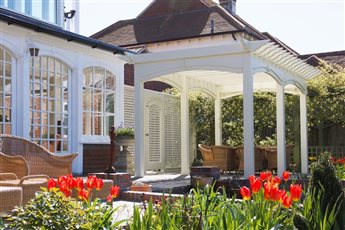 Bespoke pergola and trellis